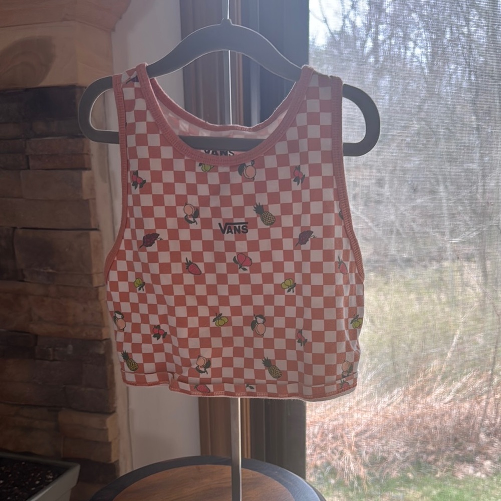 Vans Checkered Crop Top